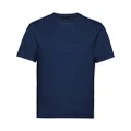 Prada logo-embroidered cotton T-shirt - Blue