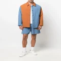 Mackintosh FUN TEEMING colour-block coach jacket - Blue