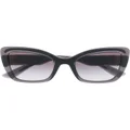 Dolce & Gabbana Eyewear oversize cat-eye sunglasses - Black