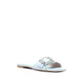 Stuart Weitzman buckle-detail open-toe sandals - Blue