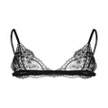 Dolce & Gabbana chantilly-lace triangle bra - Black