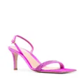 Gianvito Rossi Britney 95mm rhinestone-embellished sandals - Pink