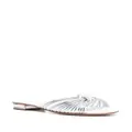 Casadei metallic strappy sandals - Silver