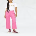 MSGM cropped tailored trousers - Pink