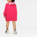 MSGM hooded sweater dress - Pink