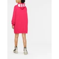 MSGM hooded sweater dress - Pink