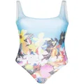 Missoni floral-print U-neck bodysuit - Multicolour