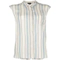 ASPESI stripe-print sleeveless blouse - Neutrals