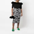 Dolce & Gabbana sequin panelled skirt - Black
