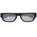 Philipp Plein flat-brim square sunglasses - Black