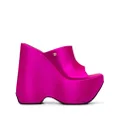 Versace 160mm platform wedge heels - Pink