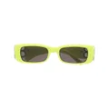 Balenciaga Eyewear Dynasty rectangle-frame sunglasses - Yellow