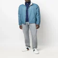 Zegna zip-front shell jacket - Blue