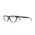 Jimmy Choo Eyewear square-frame glasses - Brown