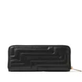 Jimmy Choo Pippa Avenue quilted zip-around wallet - Black