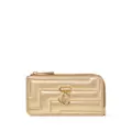 Jimmy Choo Lise-Z zipped purse - Gold
