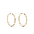 Anita Ko 18kt yellow gold Luna diamond hoop earrings