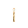 Anita Ko 18kt yellow gold cuban link diamond loop earring