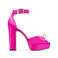 Jimmy Choo Socorie 120mm block-heel sandals - Pink