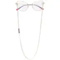 MISSONI EYEWEAR double cat-eye glasses and sunglasses - Gold