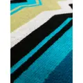Missoni Home zigzag-pattern cotton towel - Black