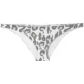 Stella McCartney leopard-print bikini bottoms - Silver