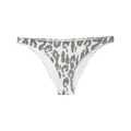 Stella McCartney leopard-print bikini bottoms - Silver
