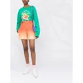 ISABEL MARANT Kaynetd tie-dye effect shorts - Orange