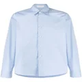 Valentino Garavani long-sleeve cotton shirt - Blue