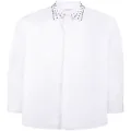 Valentino Garavani Rockstud-embellished tailored shirt - White