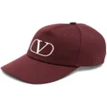 Valentino Garavani VLOGO cotton baseball cap - Purple