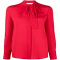 Valentino Garavani Georgette silk blouse - Red