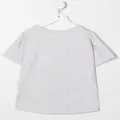 Molo organic-cotton bird-print T-shirt - Neutrals