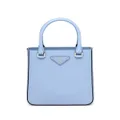 Prada small brushed tote bag - Blue