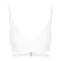 Dion Lee ribbed bralette top - White