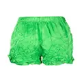 Balenciaga BB Monogram pajama shorts - Green