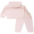 Moncler Enfant logo-patch tracksuit set - Pink