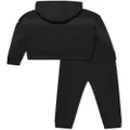 Moncler Enfant logo-patch tracksuit set - Black
