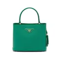 Prada small leather Panier bag - Green