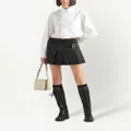 Prada Re-Nylon pleated miniskirt - Black