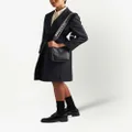 Prada mini logo-embellished shoulder bag - Black