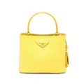 Prada small Panier Saffiano leather bag - Yellow