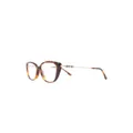 Jimmy Choo Eyewear cat-eye frame glasses - Brown