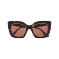 Gucci Eyewear GG1151S cat-eye frame sunglasses - Brown