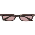 Gucci Eyewear GG1166S rectangular-frame sunglasses - Brown