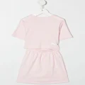 Calvin Klein Kids logo-print T-shirt dress - Pink