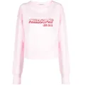 Philosophy Di Lorenzo Serafini logo-print cotton sweatshirt - Pink