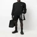 Alexander McQueen logo-print shorts - Black