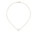 Mizuki 14kt yellow gold Sea of Beauty freshwater pearl necklace - White