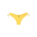Moschino ruched drawstring-detail swim briefs - Yellow
